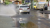 Flooding in English town