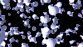 Water molecules, animation