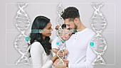 Scanning a family's DNA