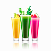 Glass of smoothie, illustration