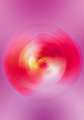 Blurred view of spinning disc, illustration