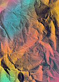 Abstract multicoloured crumpled paper, illustration