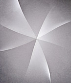Abstract grey folded paper, illustration
