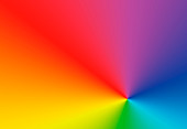 Rainbow spectrum of colours, illustration