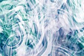 Swirling chaotic abstract pattern, illustration