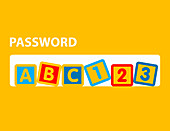 Bad password, illustration