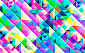 Abstract geometric pattern, illustration