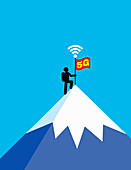 5G technology, conceptual illustration