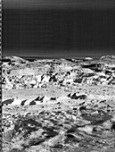 Copernicus crater on the Moon, Lunar Orbiter 2, 1966