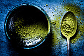 Matcha, powdered Japanese green tea