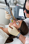 Permanent hair removal with laser