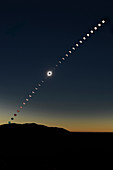 Total solar eclipse of 2 July 2019, time-lapse image