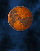Formation of the Earth, illustration