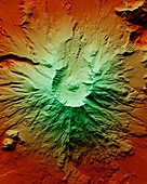 Mount St Helen's, LiDAR image
