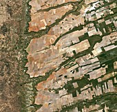 Agriculture in Brazil, satellite image