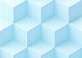Cube pattern, illustration