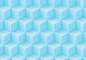 Cube pattern, illustration