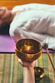 Sound healing meditation therapy