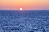 Sunset at sea