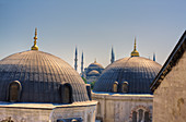 Domes of the Blue Mosque, Istanbul, Turkey