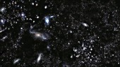 Galaxy cluster, illustration