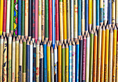 Antique colouring pencils