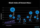 Observed black holes,illustration