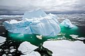 Iceberg and sea ice