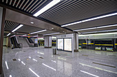 Empty station during Covid-19 outbreak in China, 2020