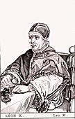Pope Leo X,illustration