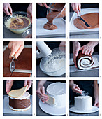 Millerighe (Schoko-Kokos-Torte, Italien) backen