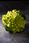 Decorative cauliflower Romanesko fresh raw