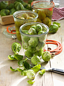 Preserved Brussels sprouts