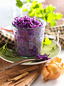 Fruity blackcurrant red cabbage