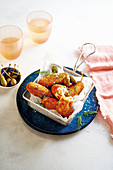 Salmon croquettes with capers