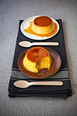 Parmesan-Kürbis-Crème caramel