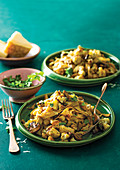 Mushroom, walnut and cauliflower tagliatelle