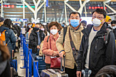 Shanghai airport during Covid-19 outbreak in China, 2020