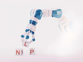 NLP and machine learning,conceptual illustration