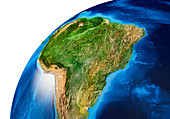South America,illustration