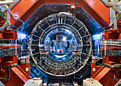 ALICE detector at CERN during upgrade