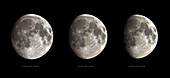 The Moon, 24 and 48 hours apart