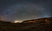 Winter constellations over the Negev Desert