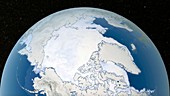 Arctic sea ice maximum, March 2019