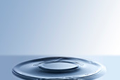 Circular ripples on liquid surface