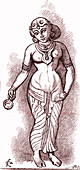 Lakshmi, Hindu goddess of wealth