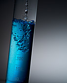 Liquid in measuring cylinder