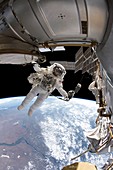 ISS spacewalk, June 2018