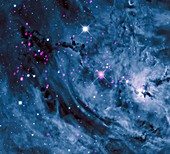 Lagoon Nebula, composite image