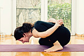 Woman doing yoga